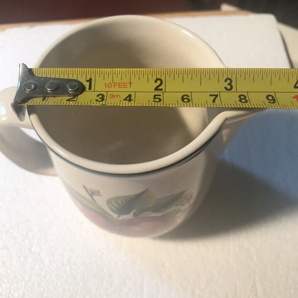Vintage China Pearl Apple Creamer Sauce Pitcher 10 oz Casuals 90s discontinued